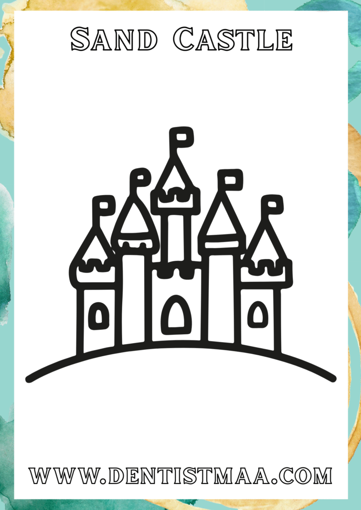 Sand Castle Colouring Pages, Sand Castle, Castle Colouring Pages, Sand Castle, Sand Castle Coloring Pages, Coloring pages, Colouring pages