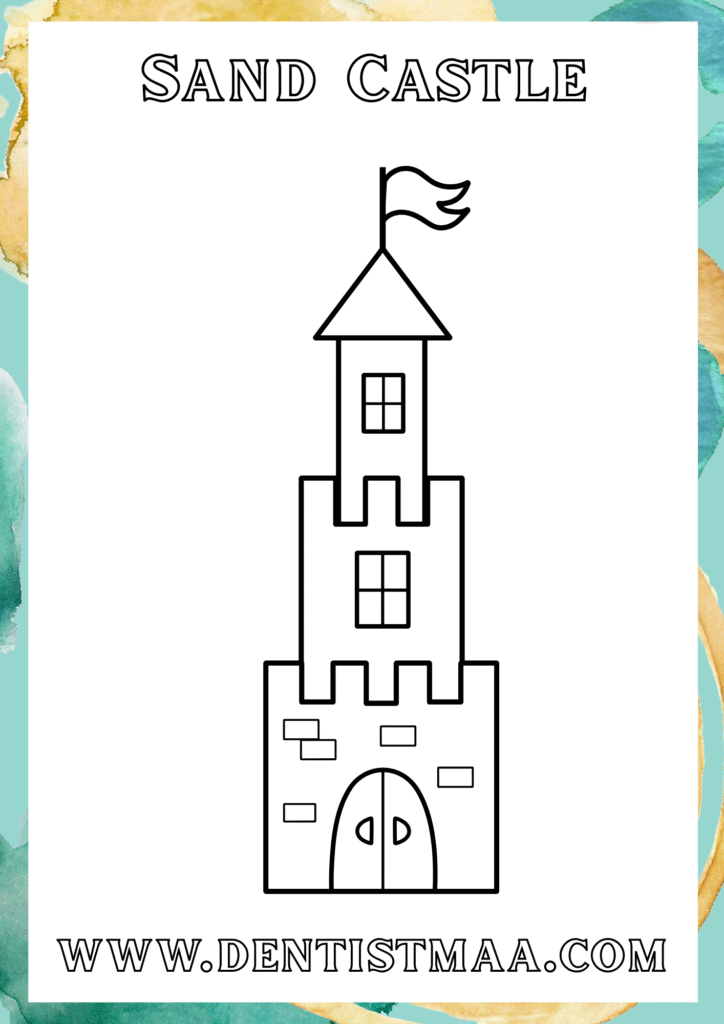 Sand Castle Colouring Pages, Sand Castle, Castle Colouring Pages, Sand Castle, Sand Castle Coloring Pages, Coloring pages, Colouring pages