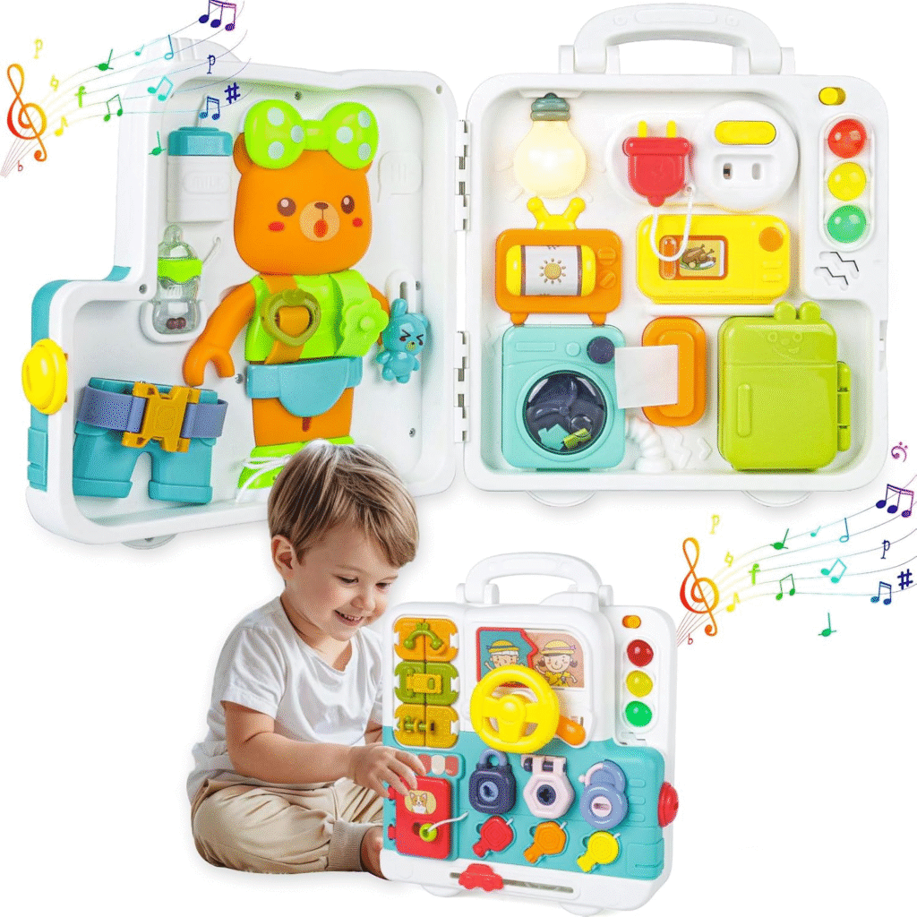 Top 10 Must Buy Busy Boards for Toddlers That Boost Learning and are Fun (Expert Picks) 14 busy boards for toddlers, busy board, toddlers, activity toys, brain boosting, montessori, fine motor skill, gross motor skill