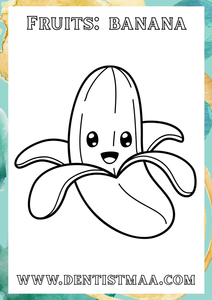 free fruit coloring pages printable, fruit coloring pages, fruit coloring, pages, fruit coloring pages, fruit colouring pages, banana coloring pages, banana