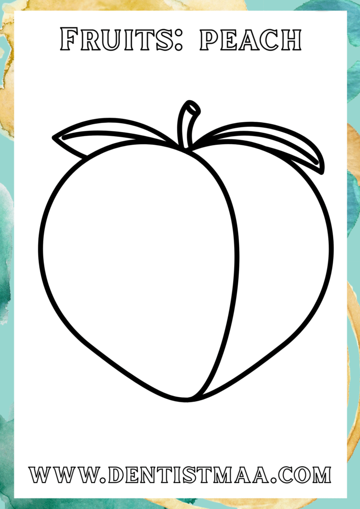 free fruit coloring pages printable, fruit coloring pages, fruit coloring, pages, fruit coloring pages, fruit colouring pages, peach coloring pages, peach