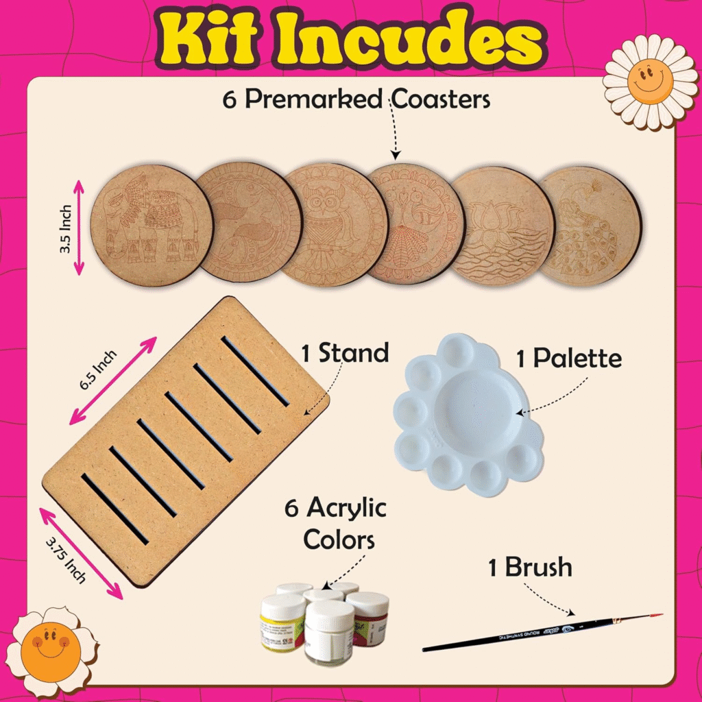 Shop the 11 Best Art and Craft Kits for your Kids Aged 4-10: Available in India 23 Art and craft kits, DIY, art, craft, activities, screen free, mess free, fine motor skill, bonding, quality time, painting, stickers, foam, foail, colours, colors, gift, return gift, origami, fun, mould painting