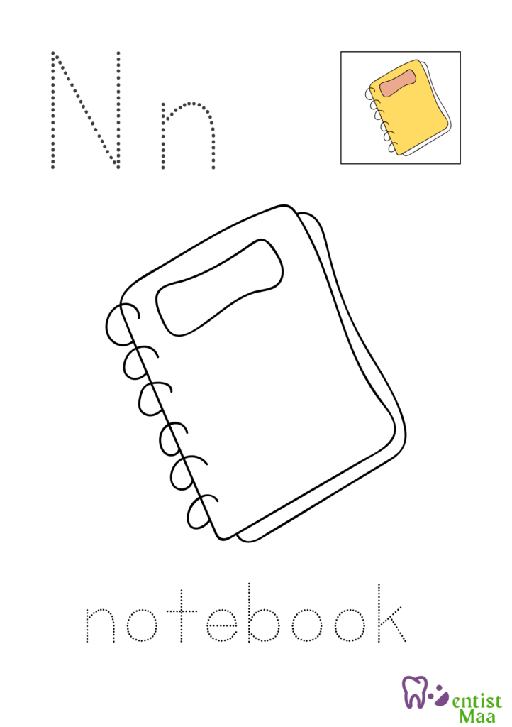 alphabet tracing and colouring book