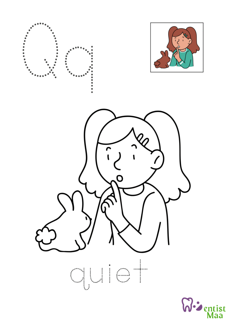 alphabet tracing and colouring book