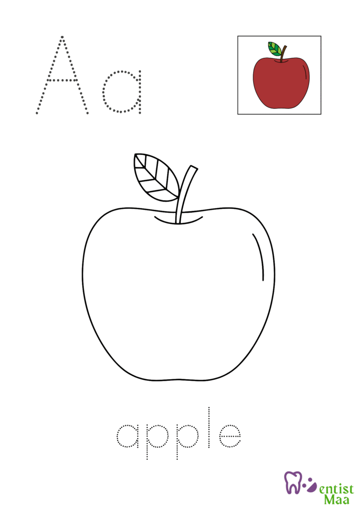 alphabet tracing and colouring book