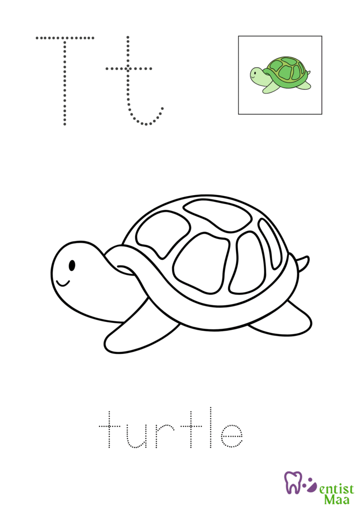 alphabet tracing and colouring book