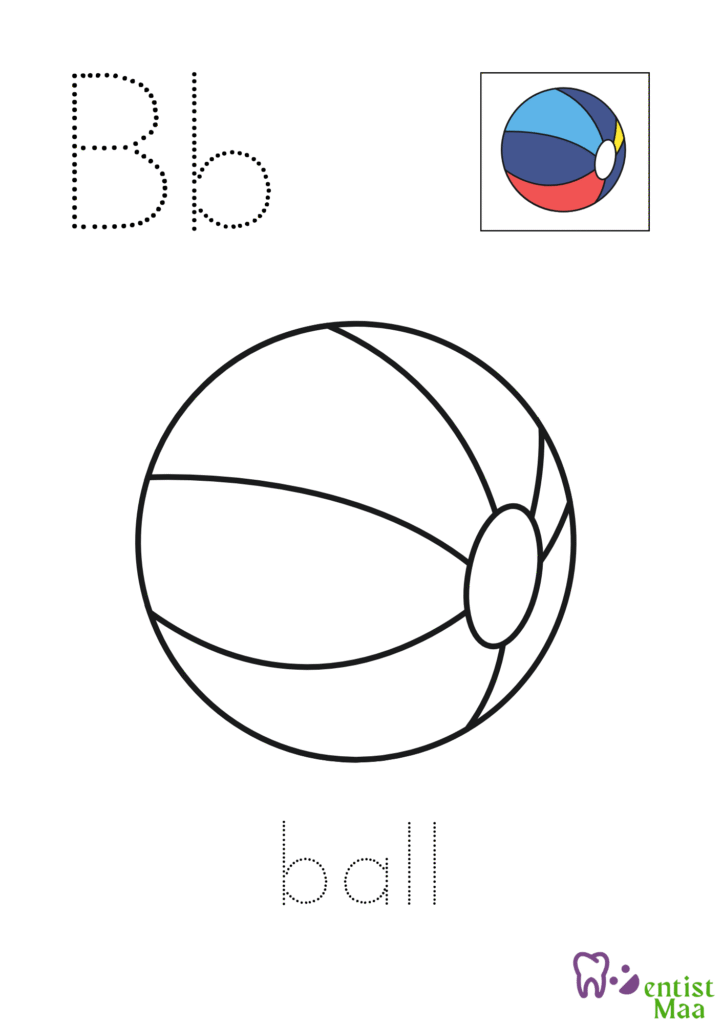 alphabet tracing and colouring book