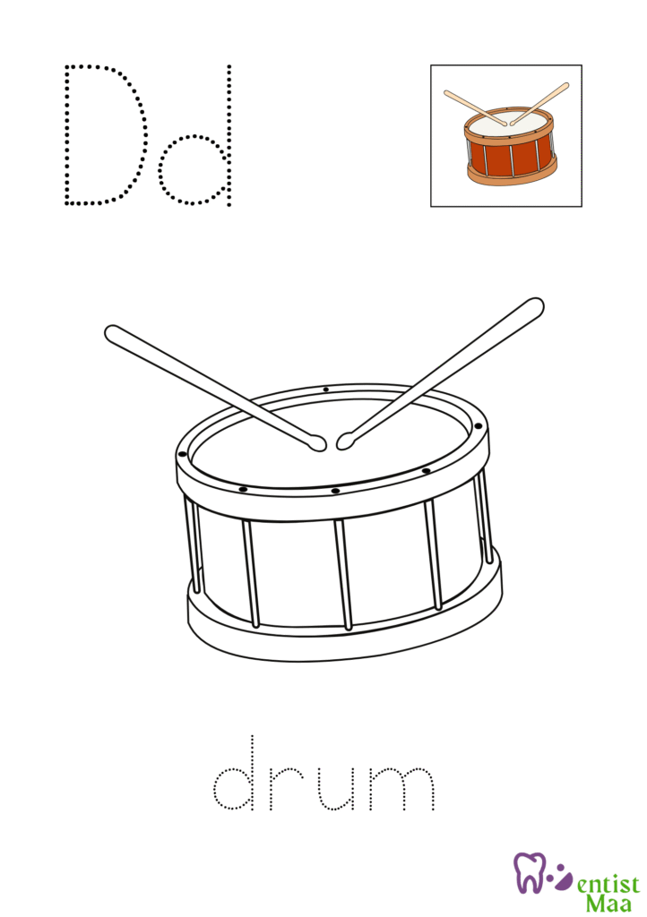 alphabet tracing and colouring book