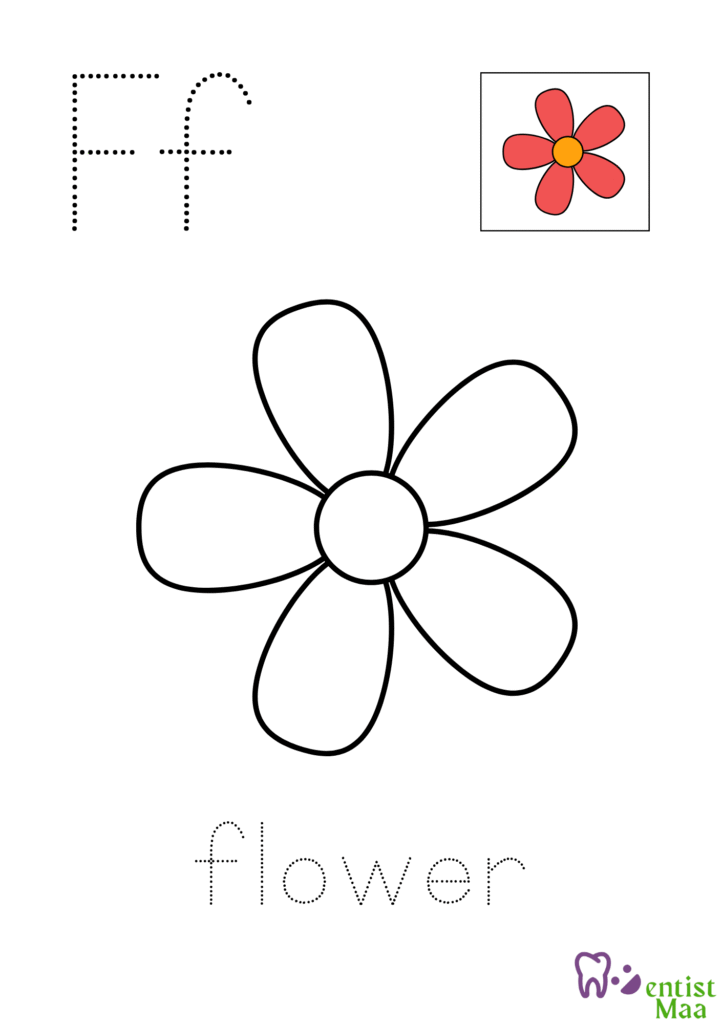 alphabet tracing and colouring book