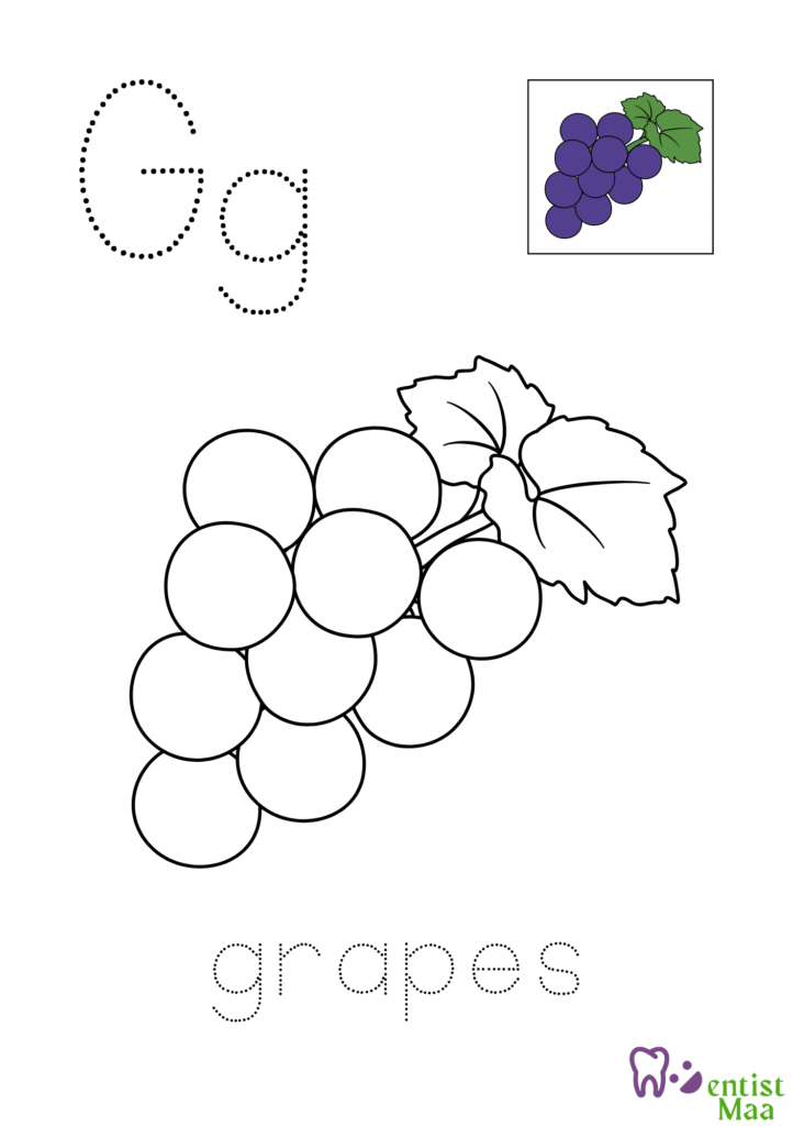 alphabet tracing and colouring book