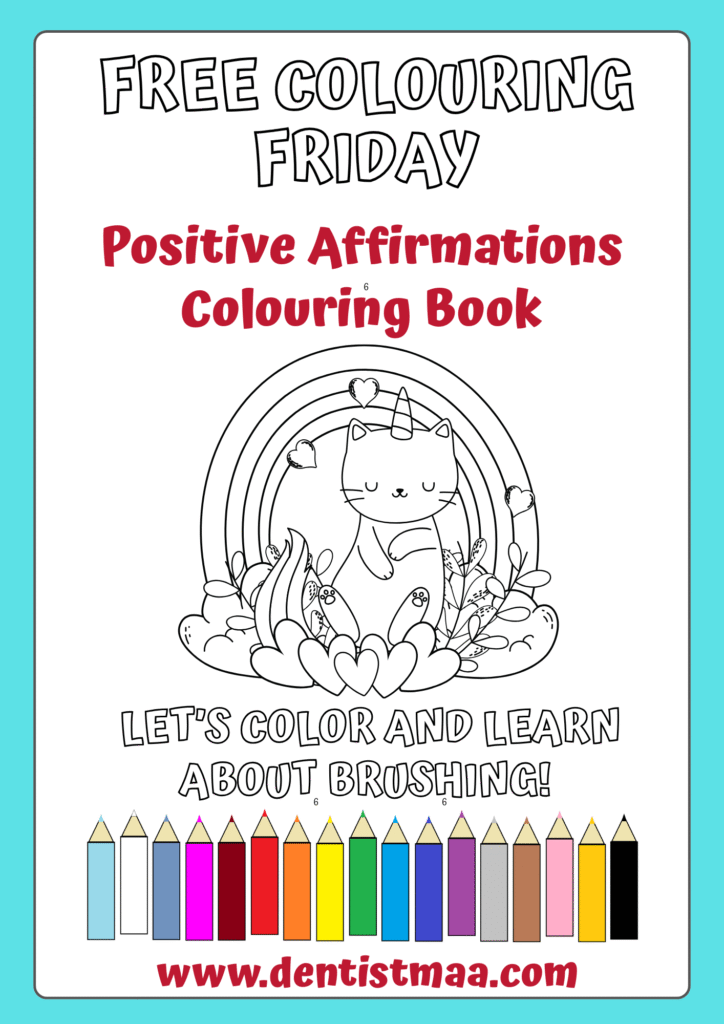 Positive affirmation colouring book, colouring book, coloring book, coloring pages, colouring sheets