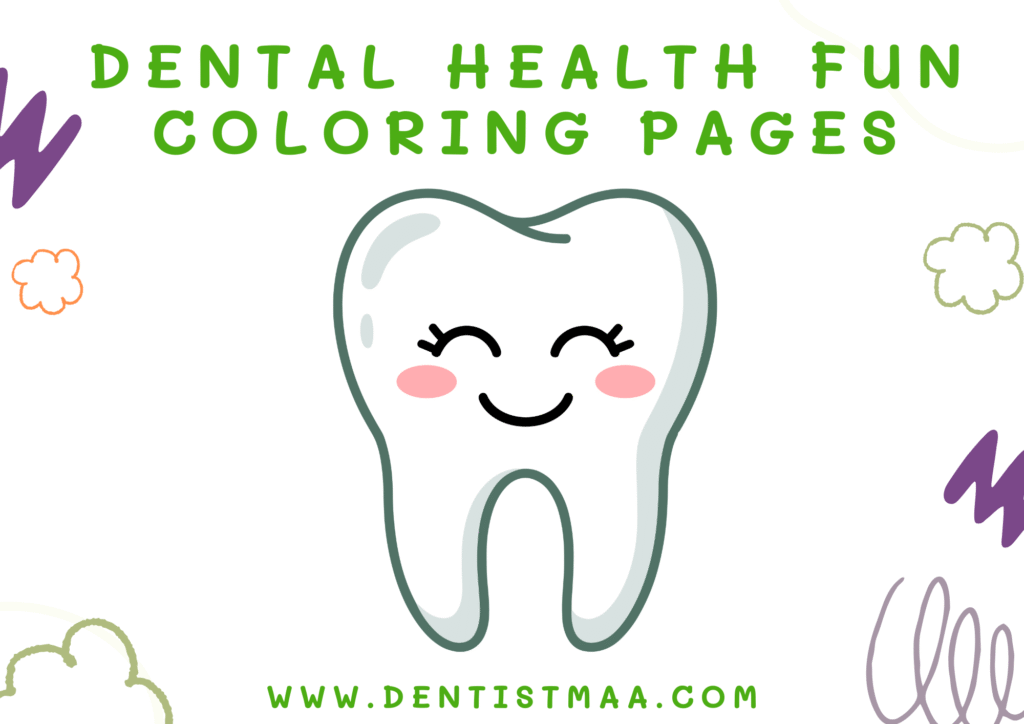 dental health fun Colouring Pages